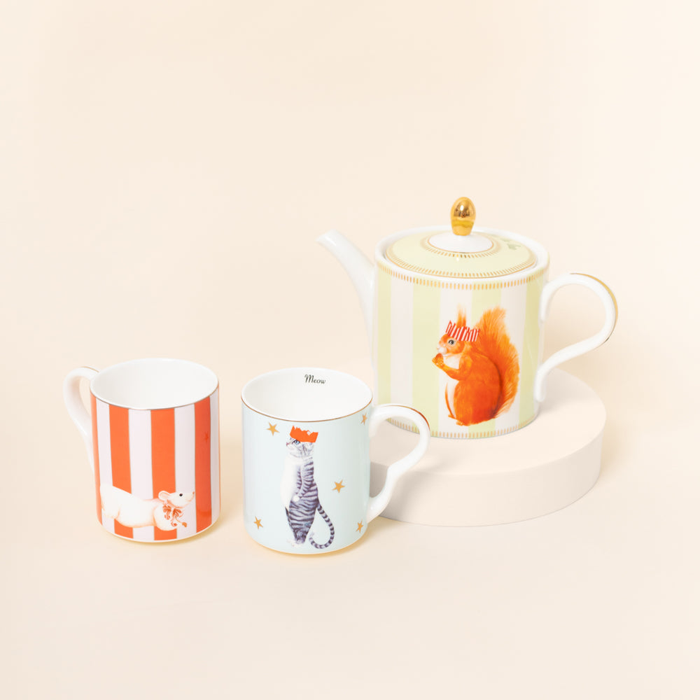 Yvonne Ellen Small Teapot and 2 Small Mugs Gift Set