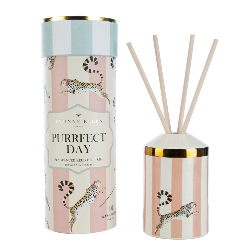Purrfect Day Scented Reed Diffuser, Rose & Oudh