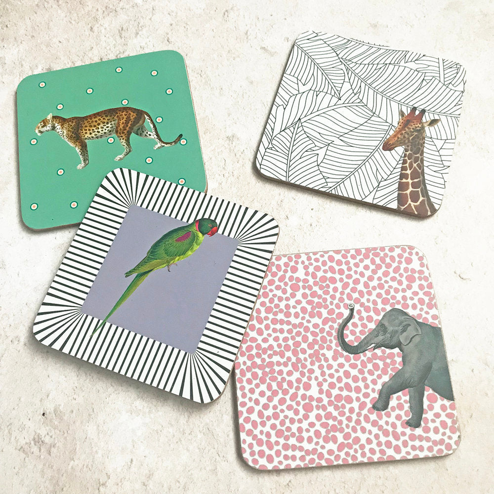 Animal Coasters, Set of 4