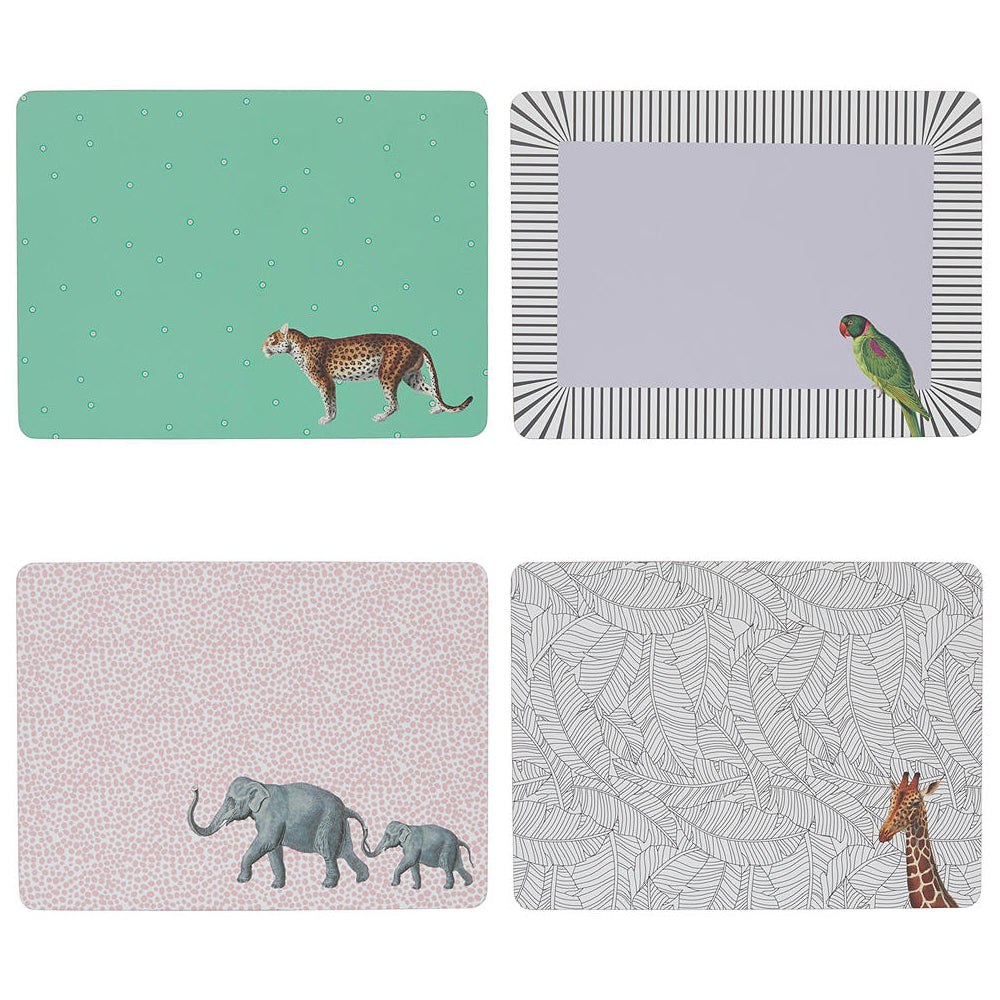 Animal Placemats, Set of 4