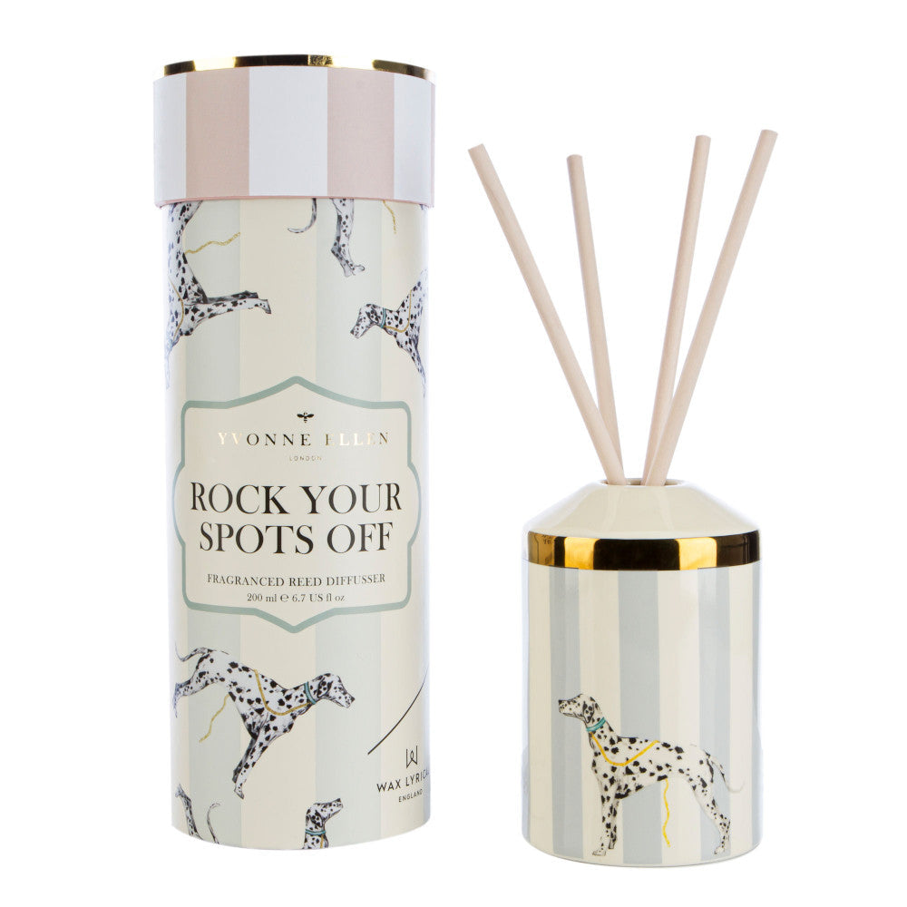 Rock Your Spots Off Scented Reed Diffuser, Clean Cotton