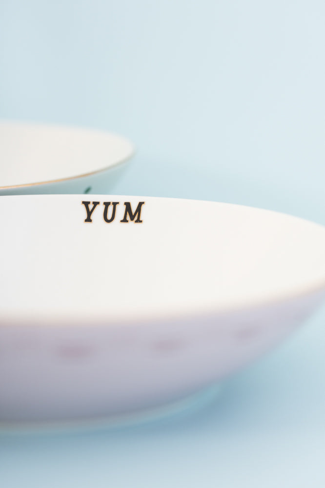 Yvonne Ellen Slogan Pasta Bowls (Set Of 4)