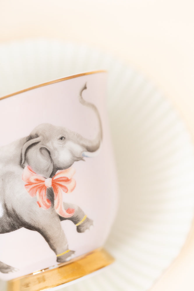 Yvonne Ellen Elephant Teacup & Saucer