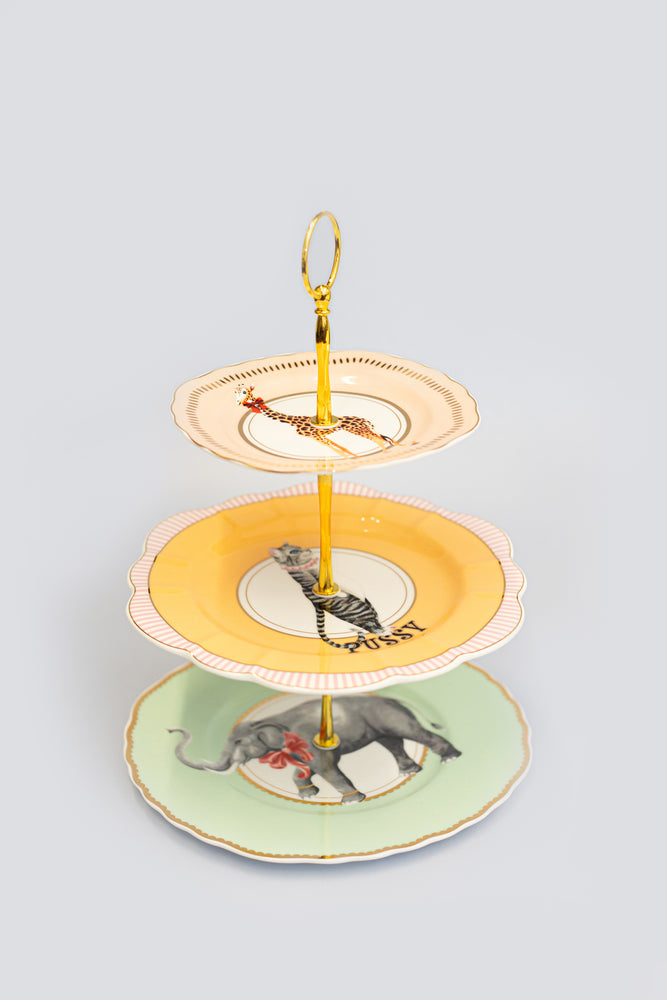 Yvonne Ellen Animal 3 Tier Cake Stand