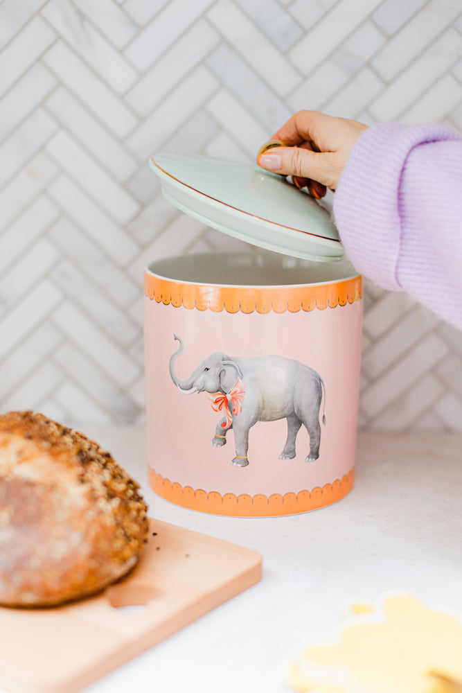 Yvonne Ellen Elephant Biscuit Jar