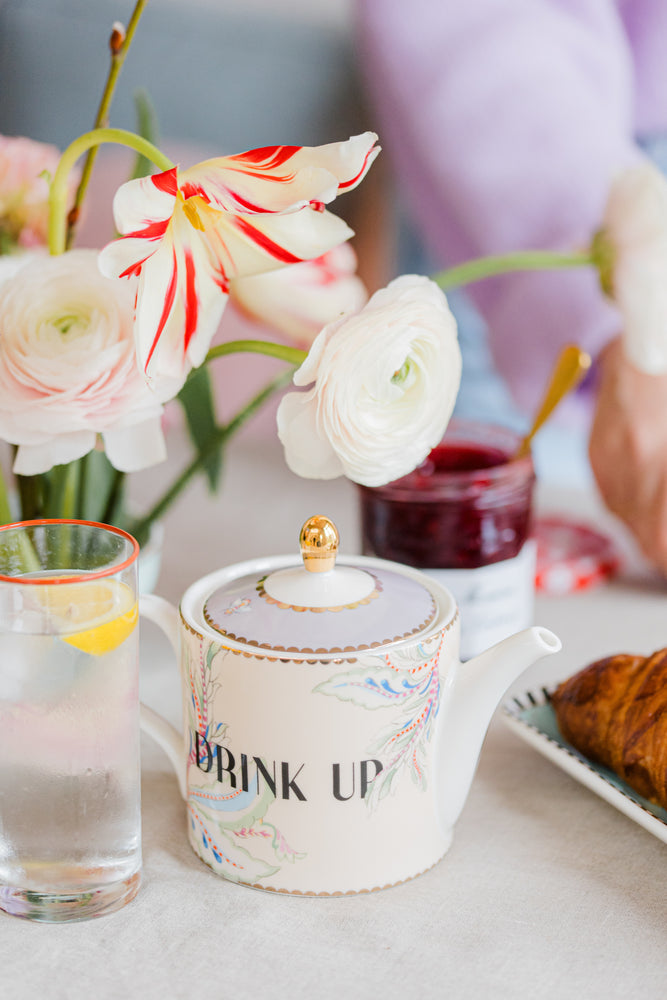 Yvonne Ellen Floral Teapot & 2 Small Mugs Set