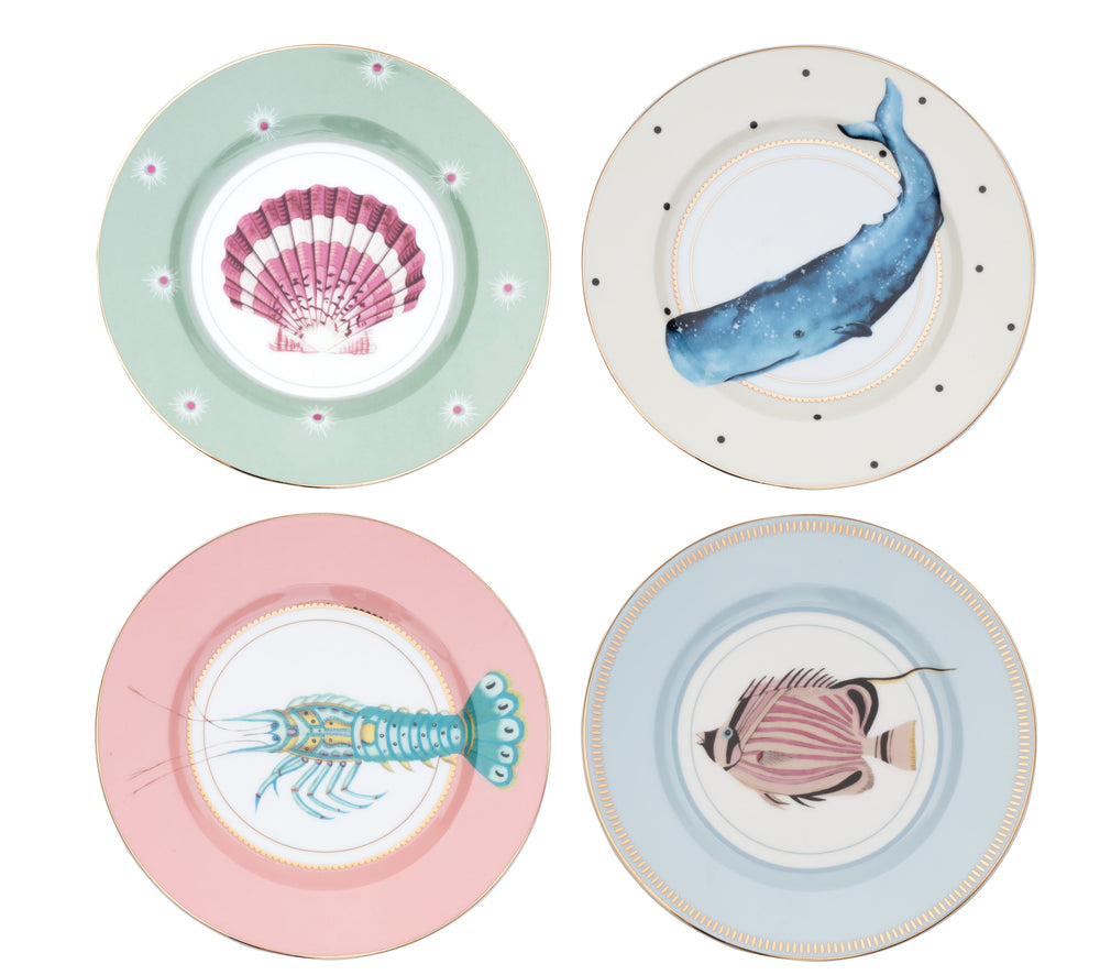 Under the Sea Side Plates, Set of 4