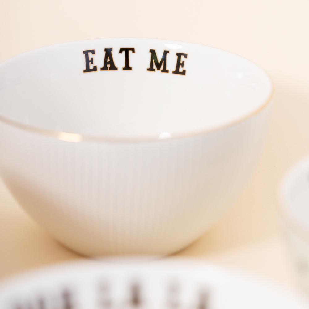 Yvonne Ellen Slogan Cereal Bowls (Set of 4)