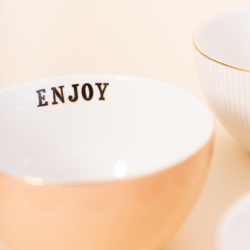 Yvonne Ellen Slogan Cereal Bowls (Set of 4)