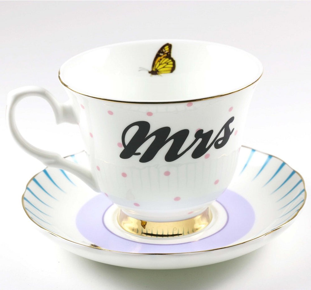 Mrs Tea Cup and Saucer