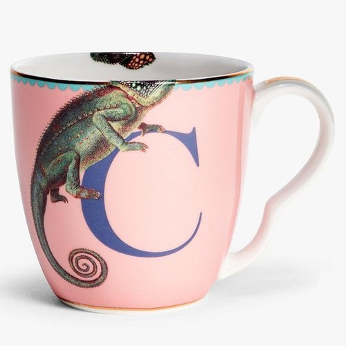 Yvonne Ellen Alphabet Mug, C for Chameleon