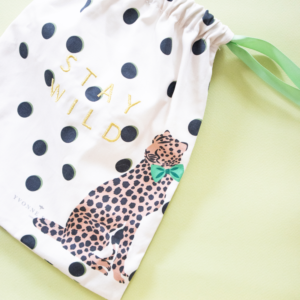 Cheetah cotton bag