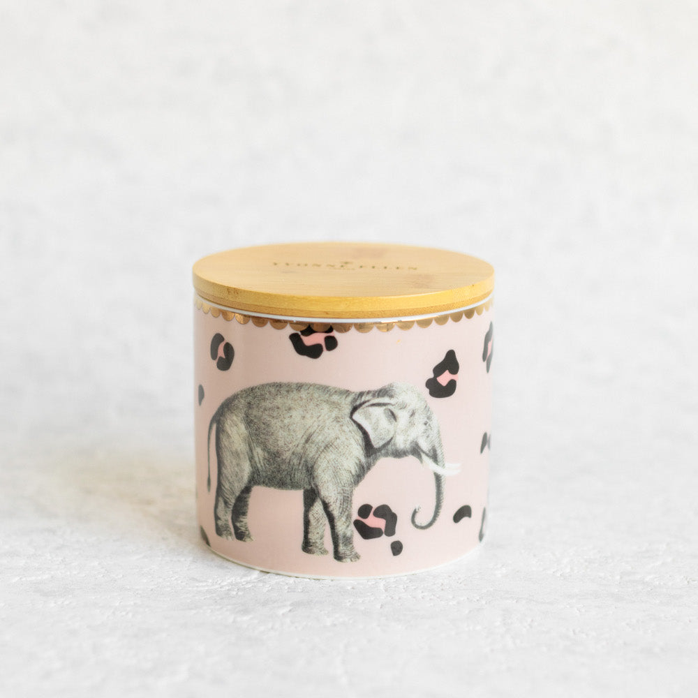 Elephant storage jar