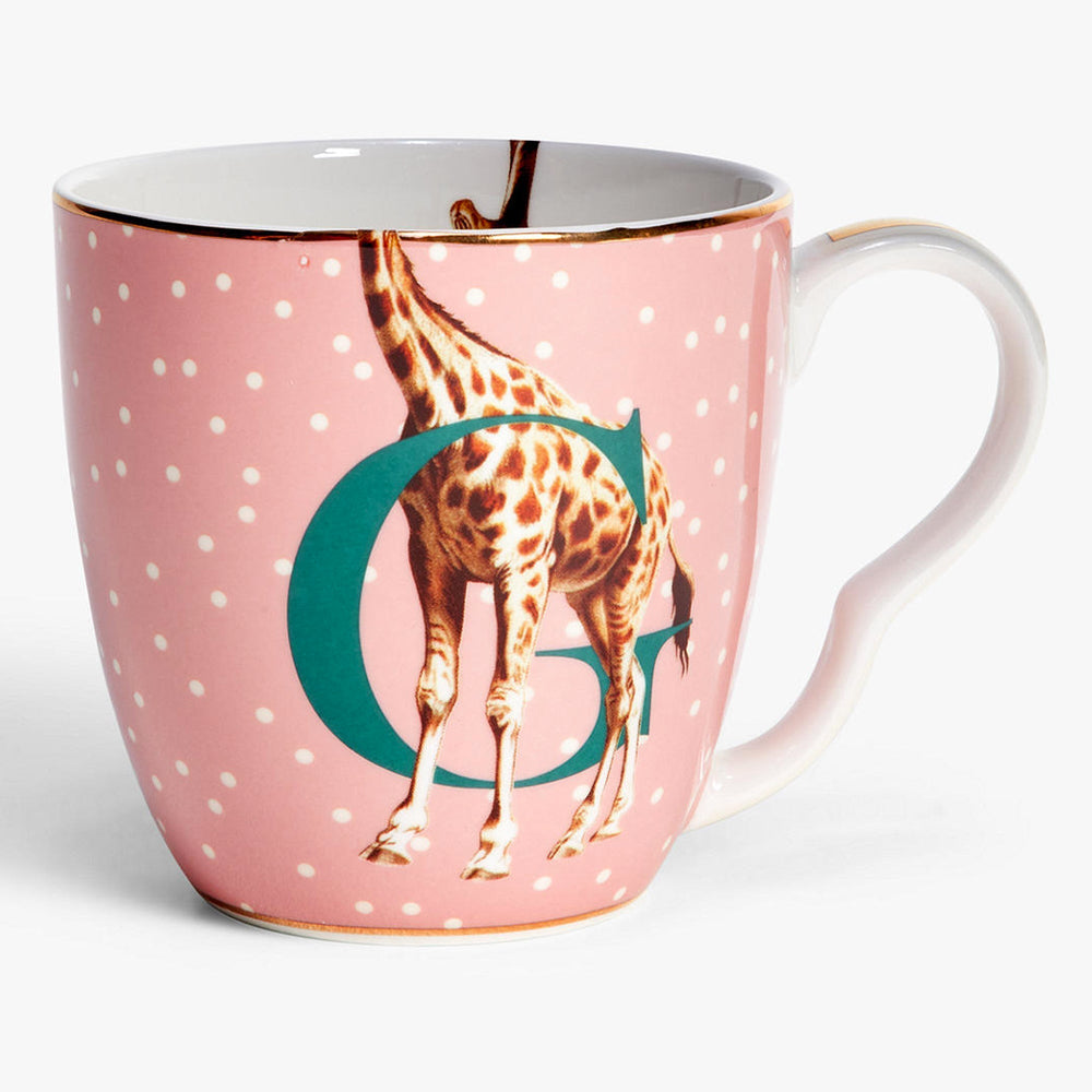 Yvonne Ellen Alphabet Mug, G for Giraffe