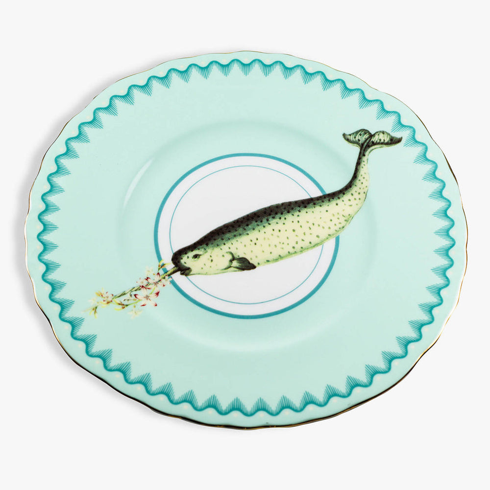 Narwhal Cake Plate