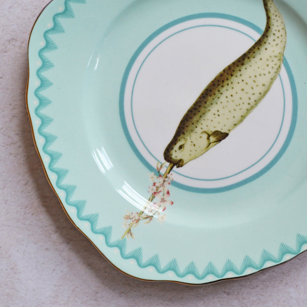 Narwhal Cake Plate