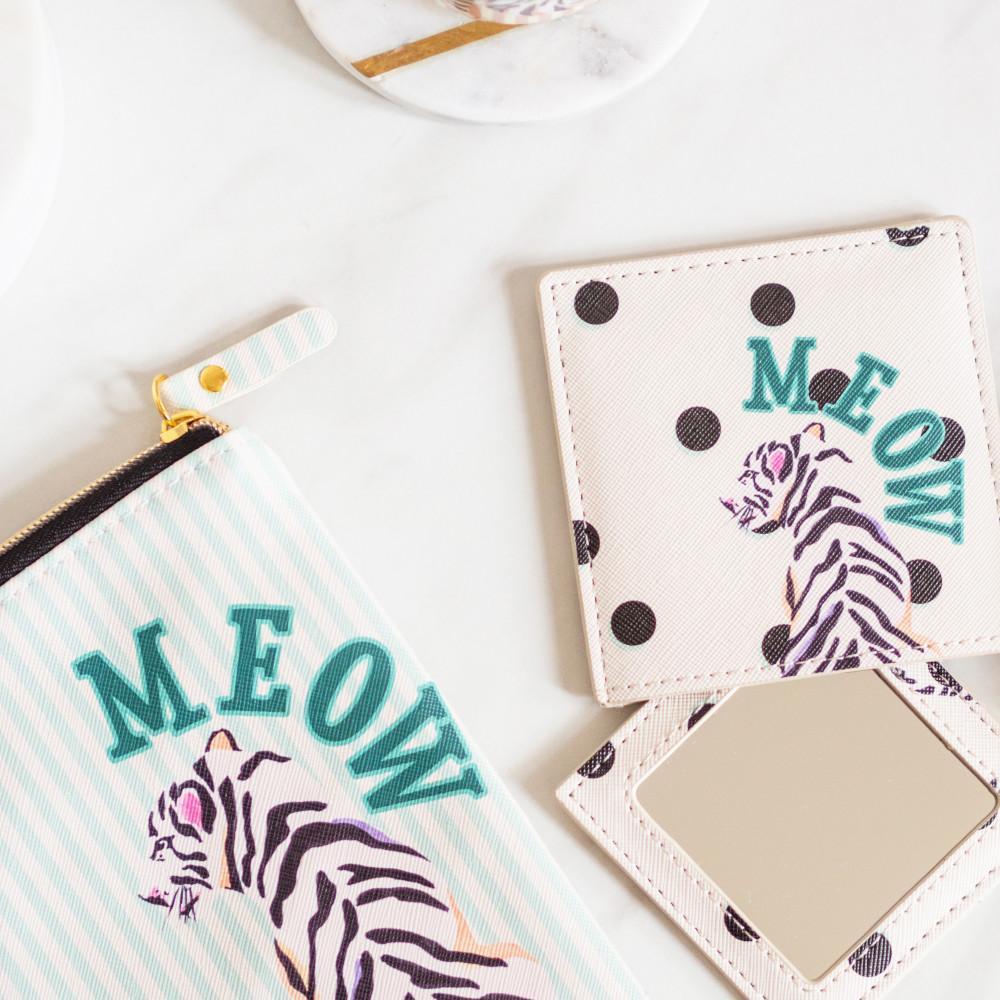 Tiger Mirror & Pouch