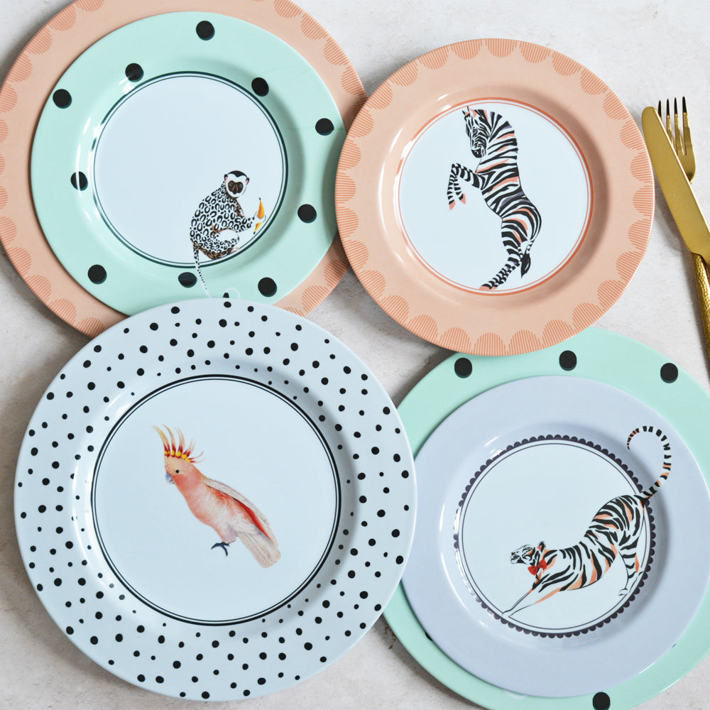 Really Wild Picnic Side plates, set of 4