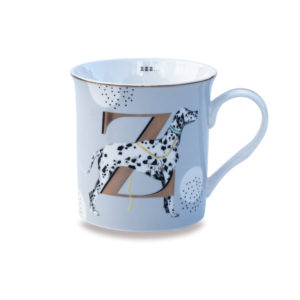 Yvonne Ellen Gold Edition Alphabet Mug, Z for Z…