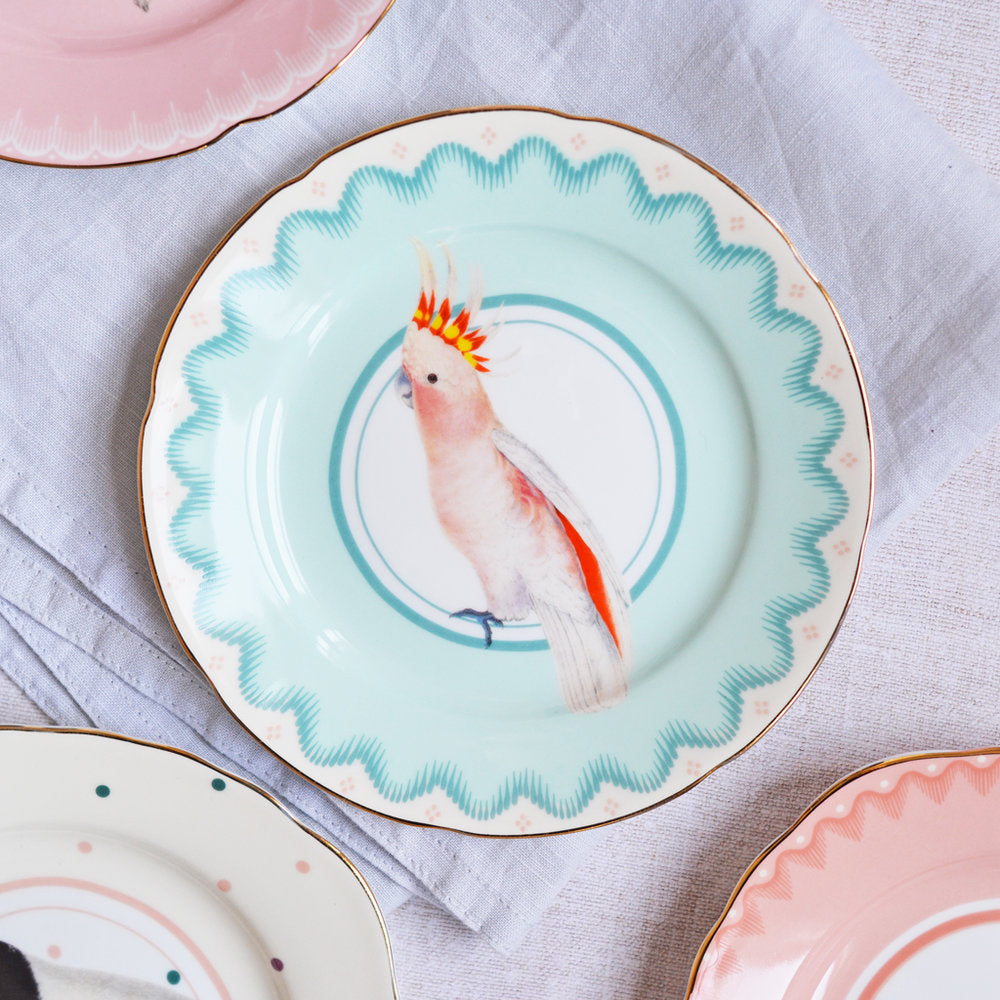Cockatoo cake plate