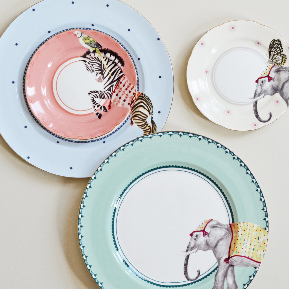 Carnival Animal Tea Plates, Set of 4