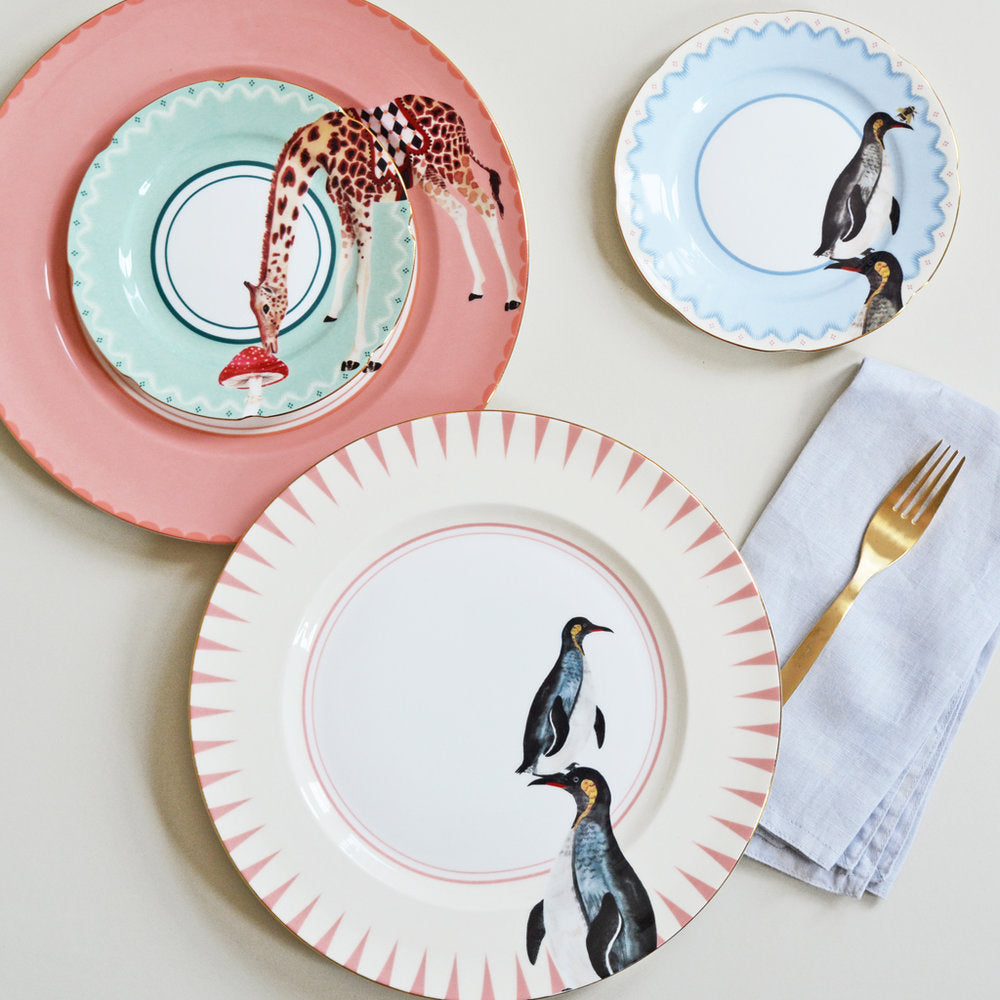 Carnival Animal Tea Plates, Set of 4