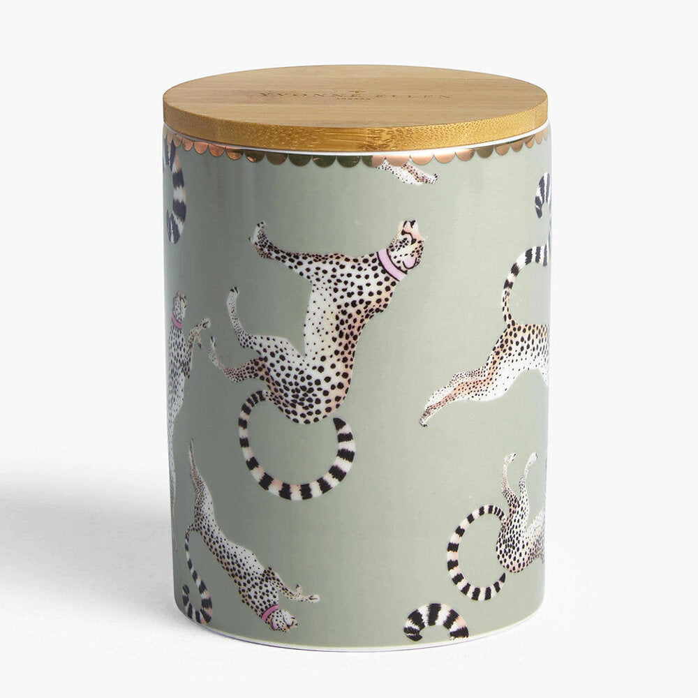 Cheetah Storage Jar