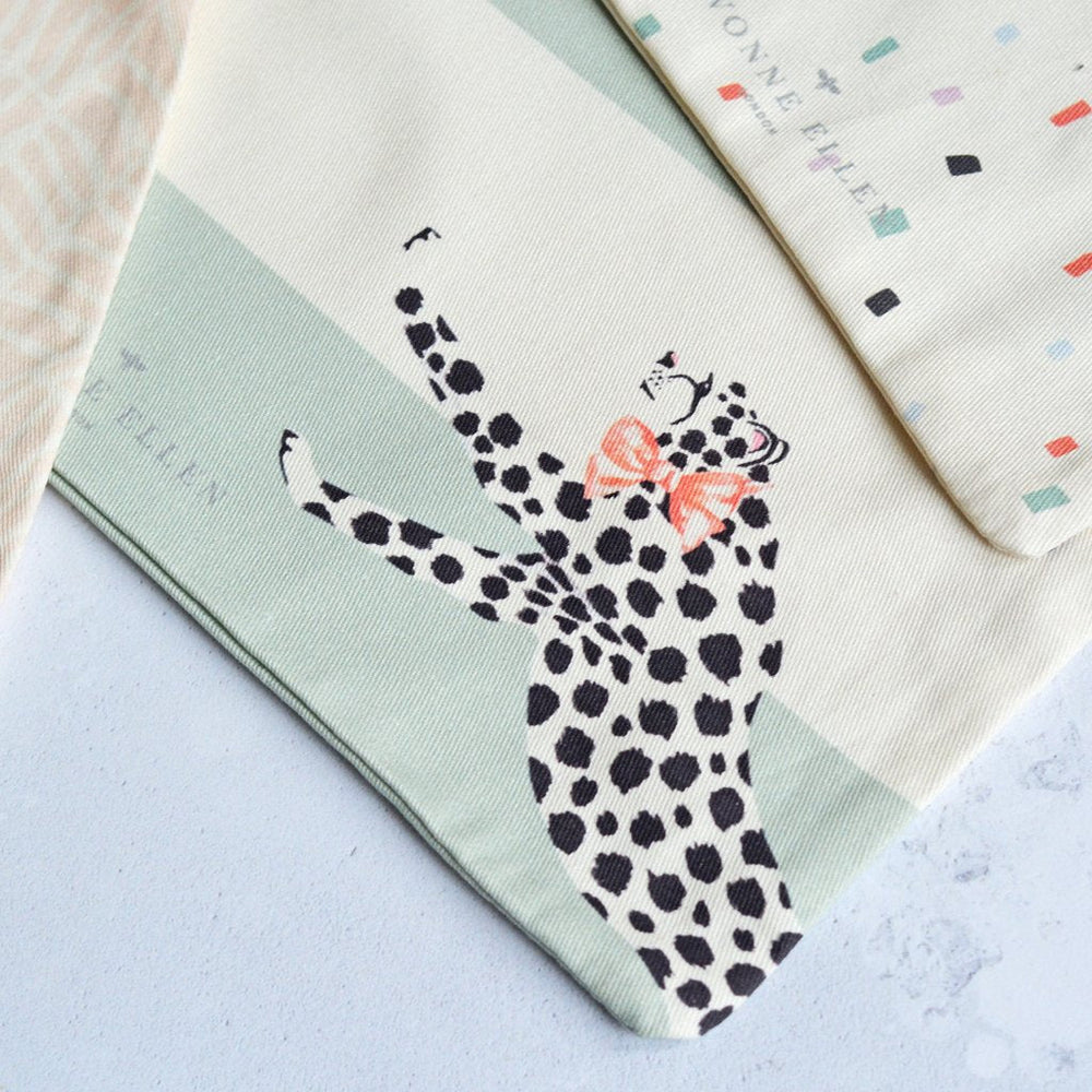 Cheeky Cheetah And Cockatoo Cotton Bag Set