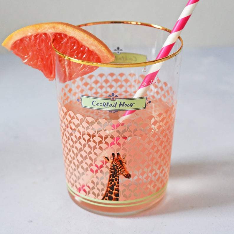 Giraffe Hi Ball Glass