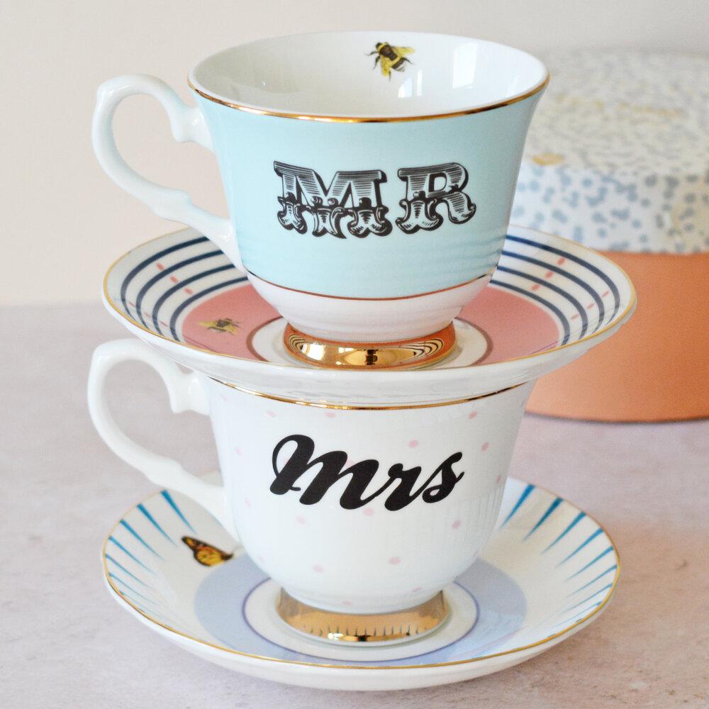 Mrs Tea Cup and Saucer