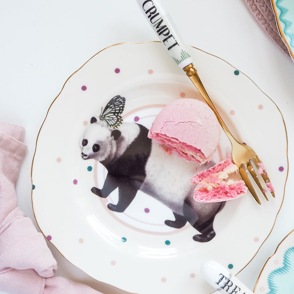 Pretty Pastel Animal Cake Plates, Set of 4