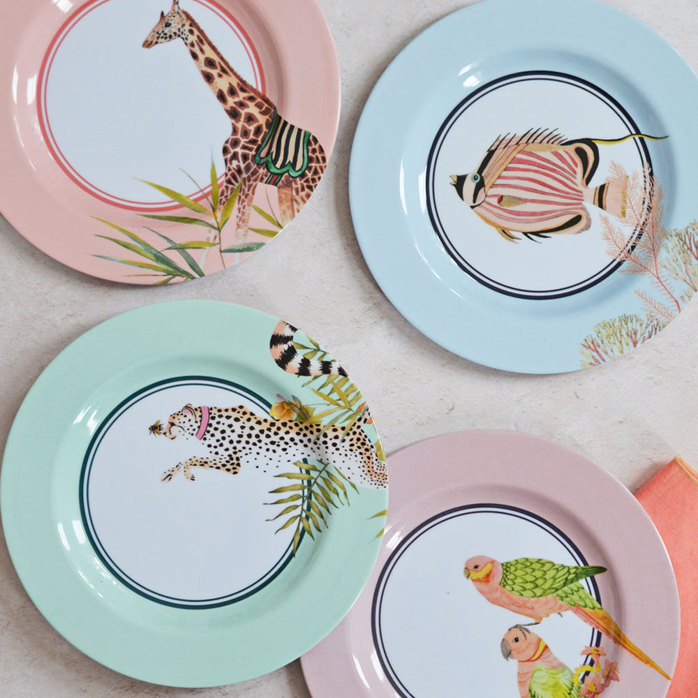 Safari Picnic Side Plates, set of 4