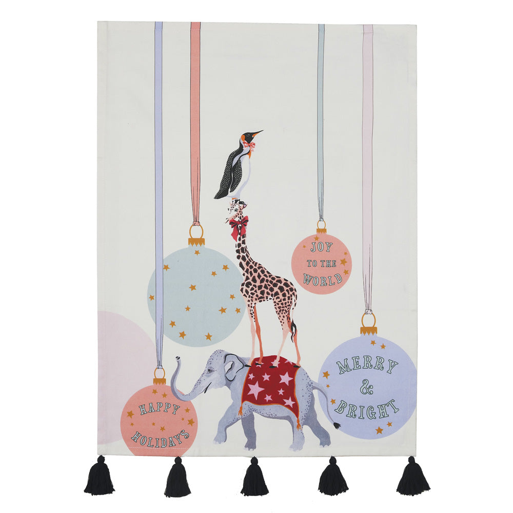 Xmas Trio Kitchen Tea Towel